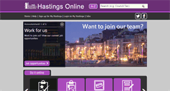 Desktop Screenshot of hastings.gov.uk